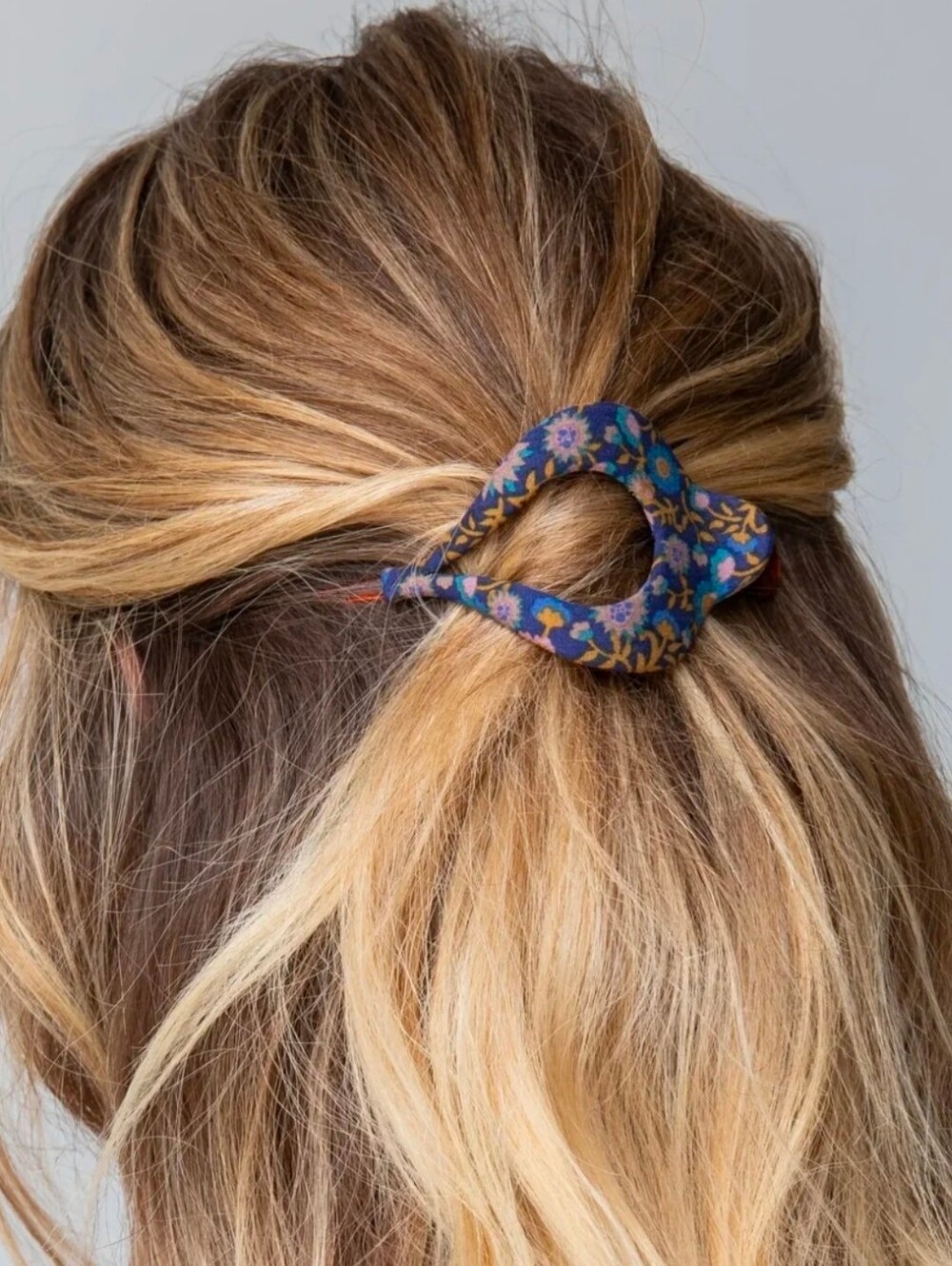 Natural Life Floral Fabric Hair Clip